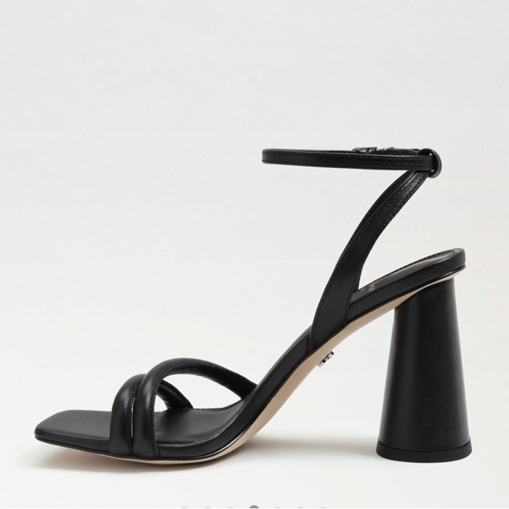 Sam Edelman KIA BLOCK HEEL SANDAL in Black Size 8.5 NEW - Picture 3 of 14